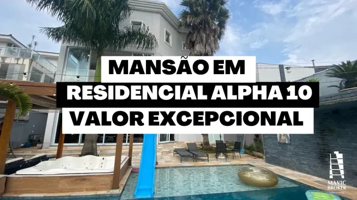 Sobrado para venda com 700 metros quadrados com 5 suítes em Alphaville - Estuda Permuta