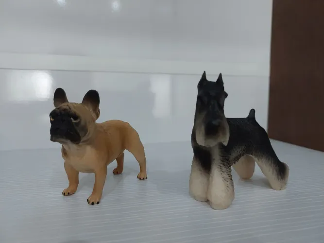 Miniatura cachorros para figuras tipo hot toys 1/6