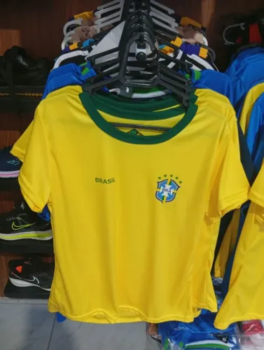 Blusa baby look Drifit Brasil feminina
