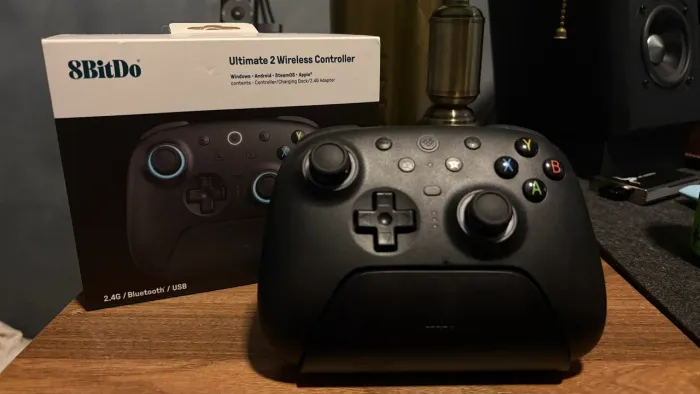 Controle Sem fio 8bitdo Ultimate 2 gatilhos Hall Tmr Pro Cor Preto