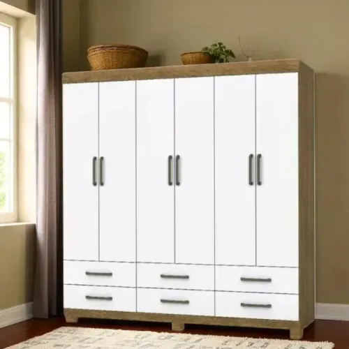 Guarda Roupa Dallas Branco/ cinamomo