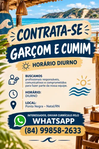 Garçom, Barmam , atendente 