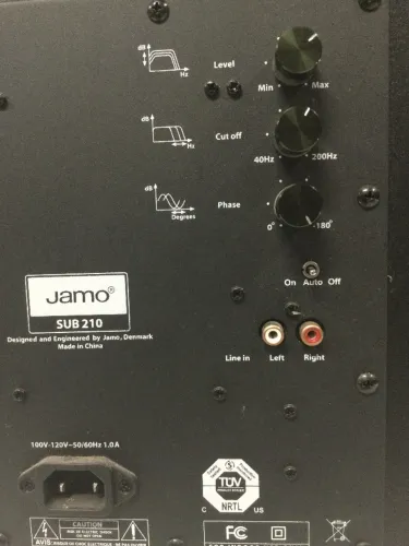 subwoofer ativo jamo sub210