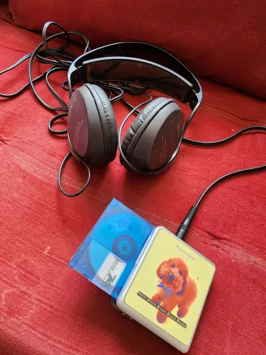 MD Panasonic SJ-MJ18 Edição Limitada "Yellow Poodle" MiniDisc( Funcionando perfeitamente)