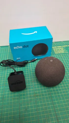 Alexa echo Dot na caixa 