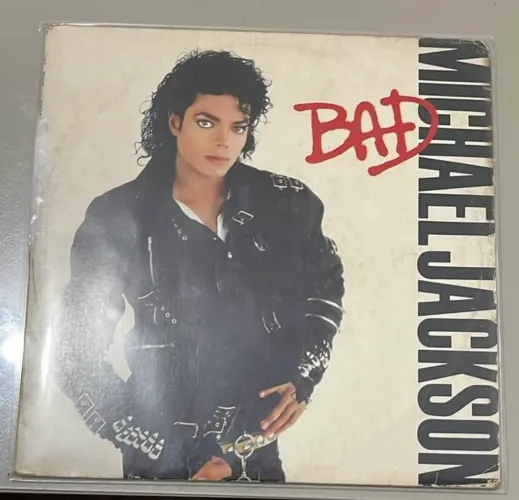 LP Michael Jackson BAD com encarte conservado 