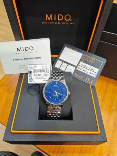 Relógio Mido Baroncelli Smiling Moon Gent 39 mm - Ref. M027.407.11.040.00