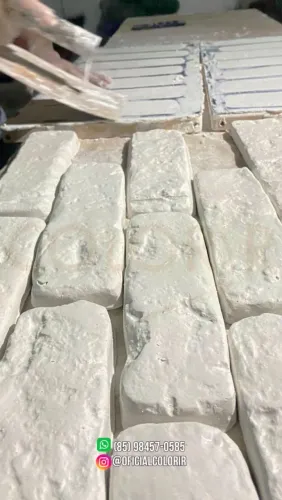 Tijolinho de gesso 5,5cm x 20cm