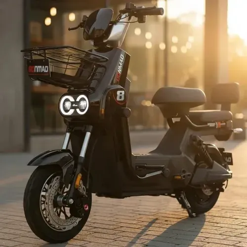 Bicicleta Scooter Elétrica 1000w Bonmad Garupa E Cestinha