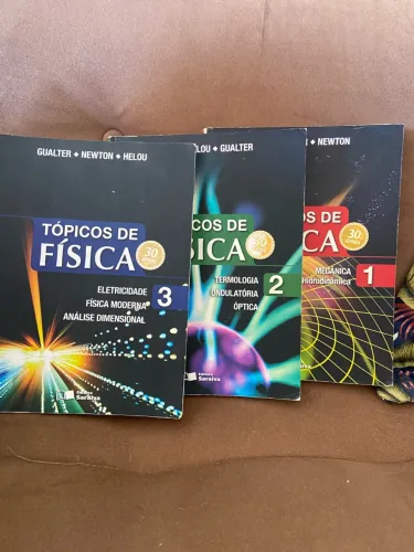 Coleção Tópicos da Fisica vol 1,2 e 3