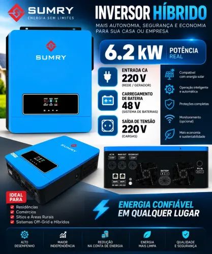 Inversor híbrido/off grid