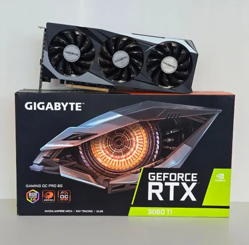 Geforce RTX 3060 TI 8GB Gigabyte (NÃO FAÇO MENOS)