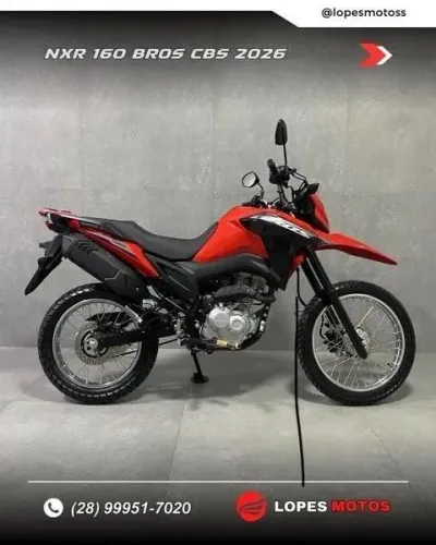HONDA NXR 160 BROS CBS 2026