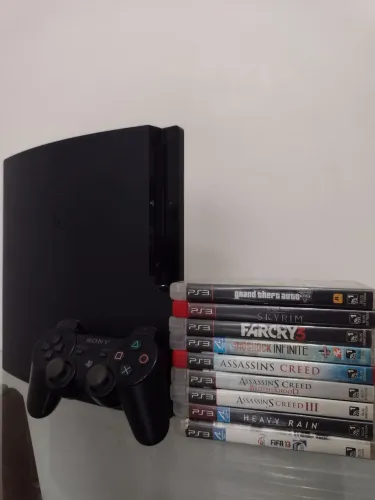 PS3 SLIM 300GB +JOGOS