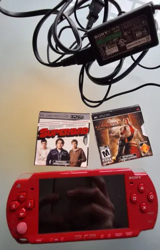 PSP3 Play Station Portátil Vermelho SEM CAIXA
