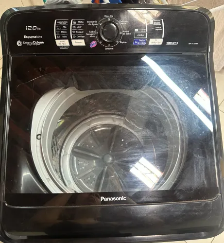 Máquina de Lavar Panasonic 12kg NA-F120B1 - Super Conservada