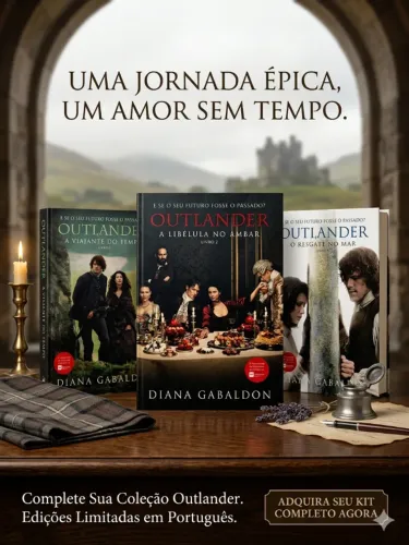Coleção Outlander ? 3 Livros Sequenciais (1 ao 3) | Diana Gabaldon | Série Netflix/Starz
