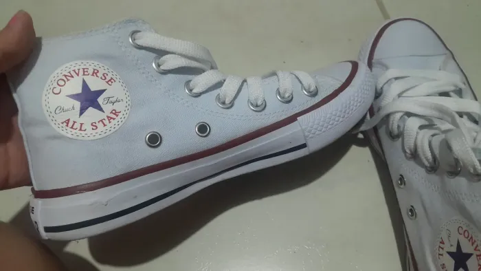All Star branco/ usado pouquíssimas vezes