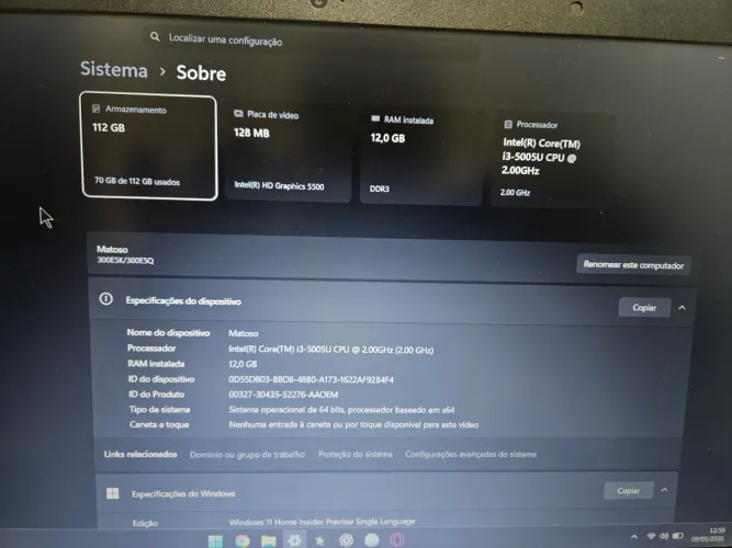 Notebook Samsung E34