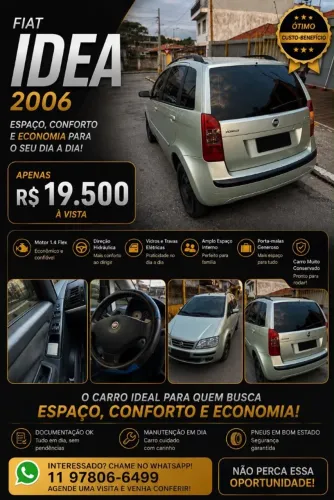 Fiat Idea ELX 1.4 MPI Fire Flex 8V 5P 2006