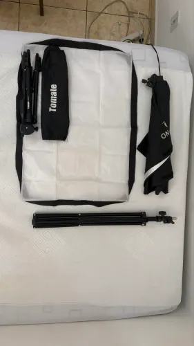 Kit iluminação fotográfica + tripé