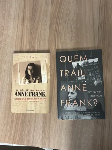 Combo de livros Anne Frank (um deles está lacrado)