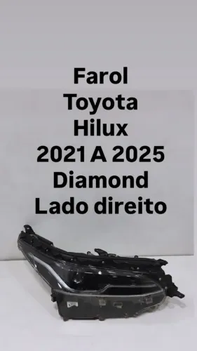Farol Toyota Hilux 2021 2022 2023 2024 2025 Diamond Lado Direito
