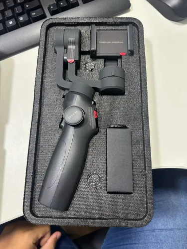 Estabilizador Gimbal VX Case Para Celular - Novo