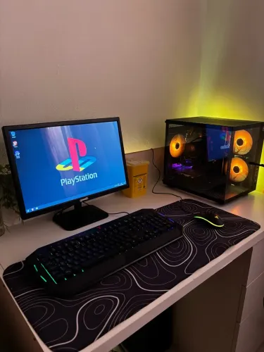 Pc gamer Completo i5 + placa de vídeo RX 550 4GB - 16GB Ram - Monitor hdmi 19,5?