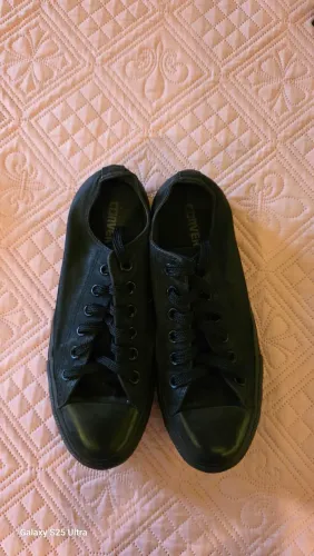  Tênis All Star preto clássico unissex - Tam 37<br>? R$ 95,00