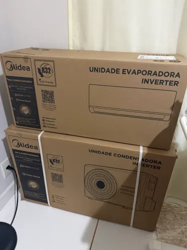 Vendo ar condicionado novo inverter midea 12000