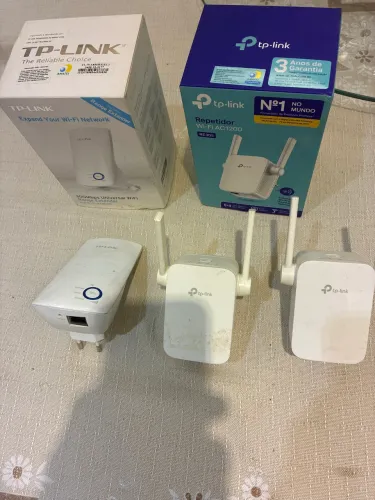 3 roteadores TP LINK NA CAIXA