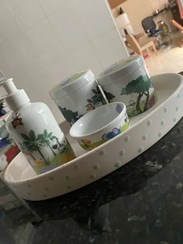 Kit Higiene Bebê porcelana