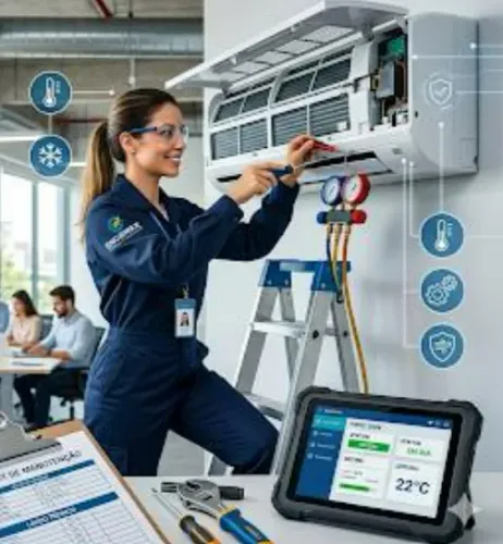 Elaboração de PMOC - Plano de Manutenção, Operação e controle de Ar condicionado com ART