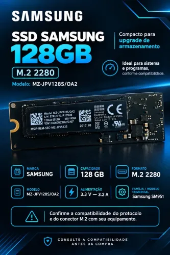 SSD M2 SAMSUNG 128GB 