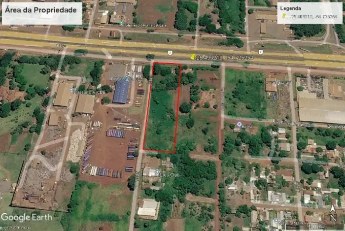 TERRENO NO PARAGUAI  11.000M2  RUTA INTERNACIONAL KM 12 CIDADE DE LESTE PARAGUAI