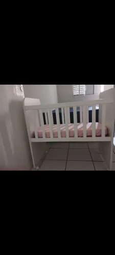 Mini berço branco bom estado 