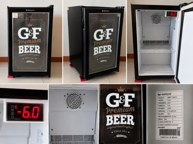 Cervejeira Gelopar GRBA-120 110V | Gela até -6°C