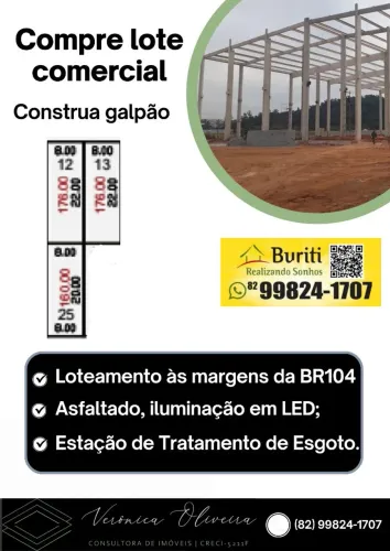 Lotes para galpão BURITI - repasse