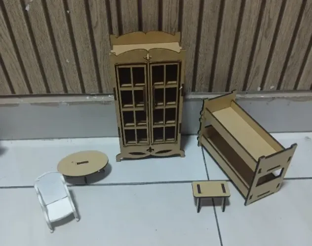 Lote de brinquedos mdf