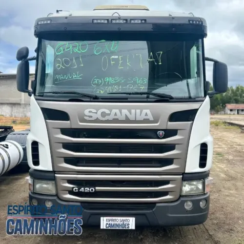 Scania G420 6X4 2010/2011 Único Dono