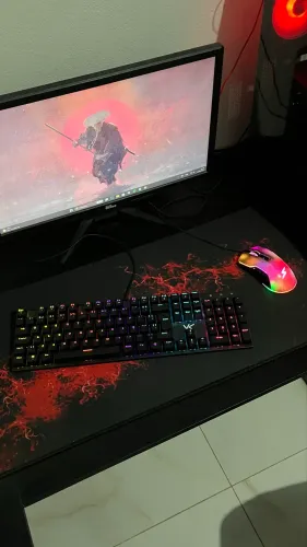 Kit gamer - teclado mecânico e mouse gamer