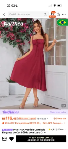 Vestido vermelho