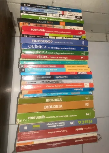 +25 Livros Didáticos Ensino Fundamental/Medio