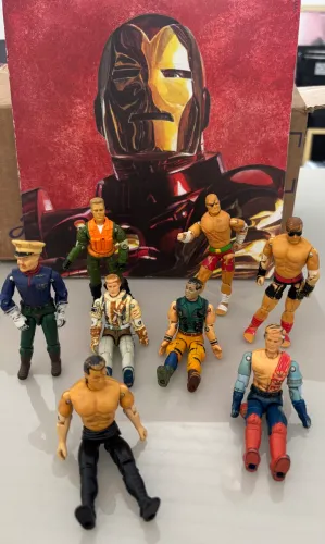 8 Bonecos Comando em Ação 1993