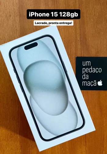 iPhone 15 128gb preto Lacrado