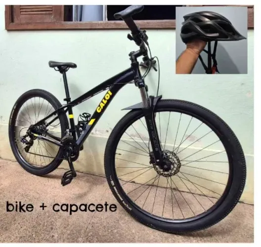 Bike+Capacete Caloi Explorer10 aro 29 Tam:15 impecável