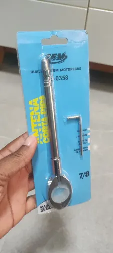 Antena corta pipa para moto