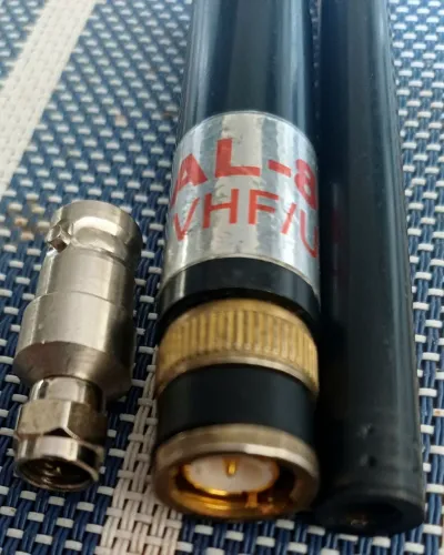 ANTENA V/U, SMA-F, 16,3-22,3cm+micro conector sma-f