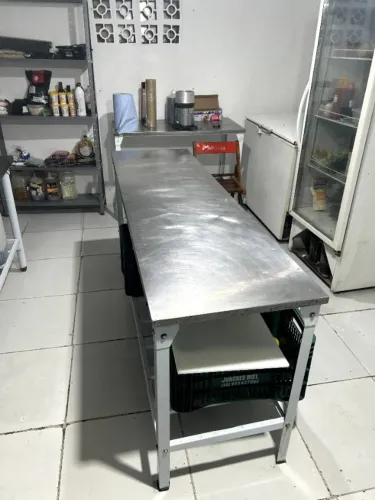 Bancada inox 1,90cmx60cm